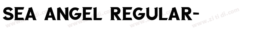 Sea Angel Regular字体转换
